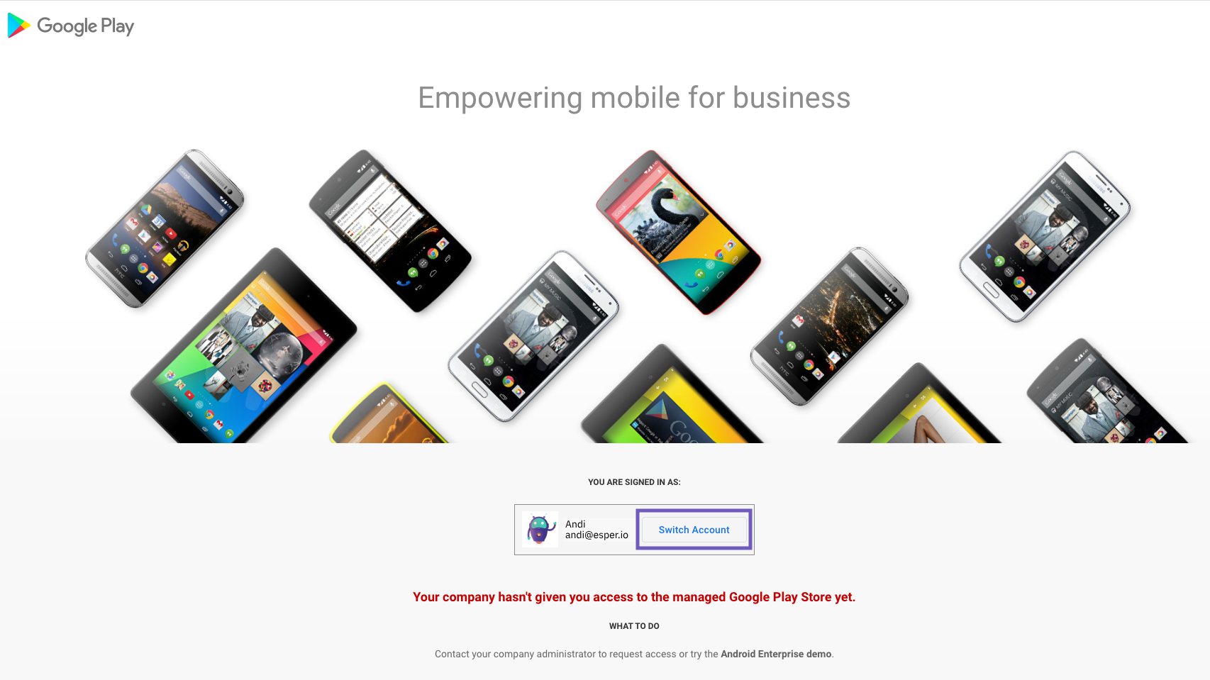 Aspect WFM Mobile Enterprise – Apps no Google Play