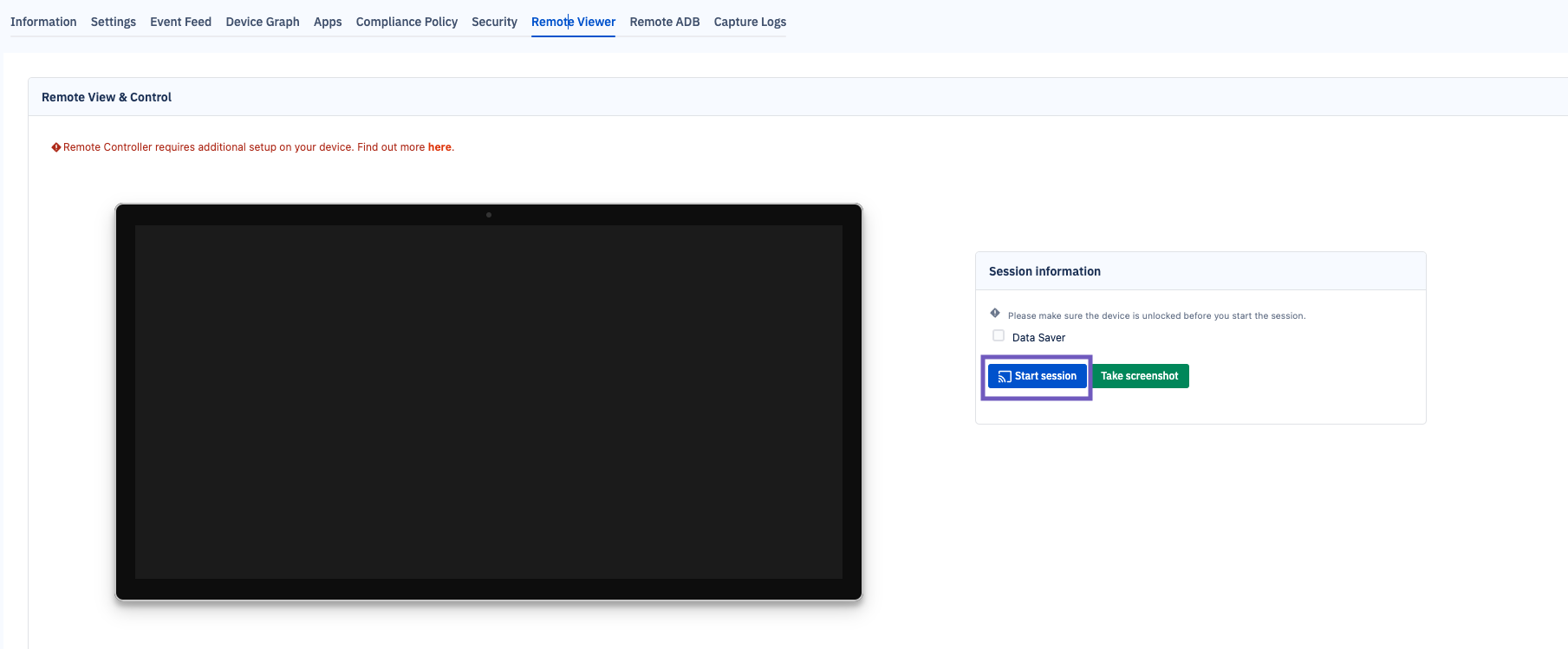 Using Remote Viewer and Control Esper Help