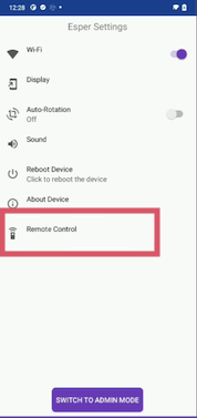 remote-control-selected-in-esper-settings