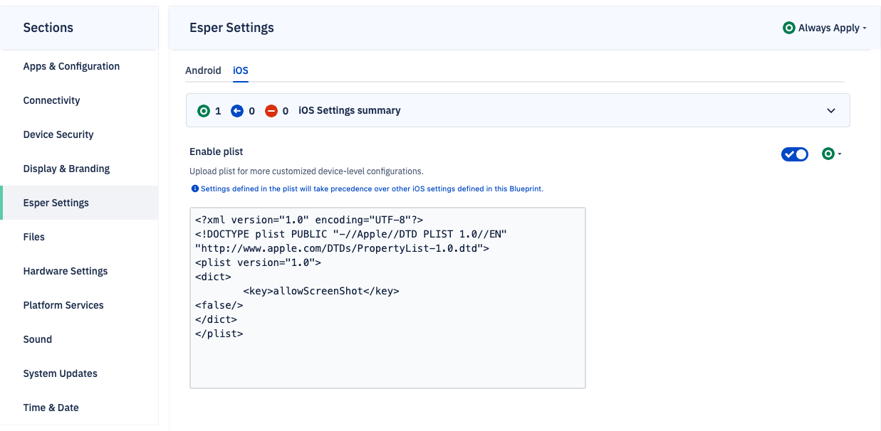esper-settings-section