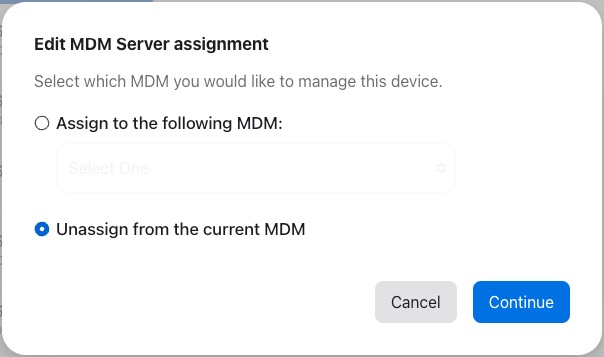 unassign-from-the-current-mdm