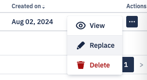 replace selected for key in api key management.png