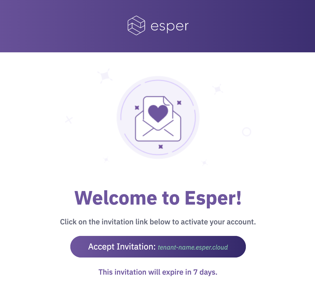 New invitation email with improved design