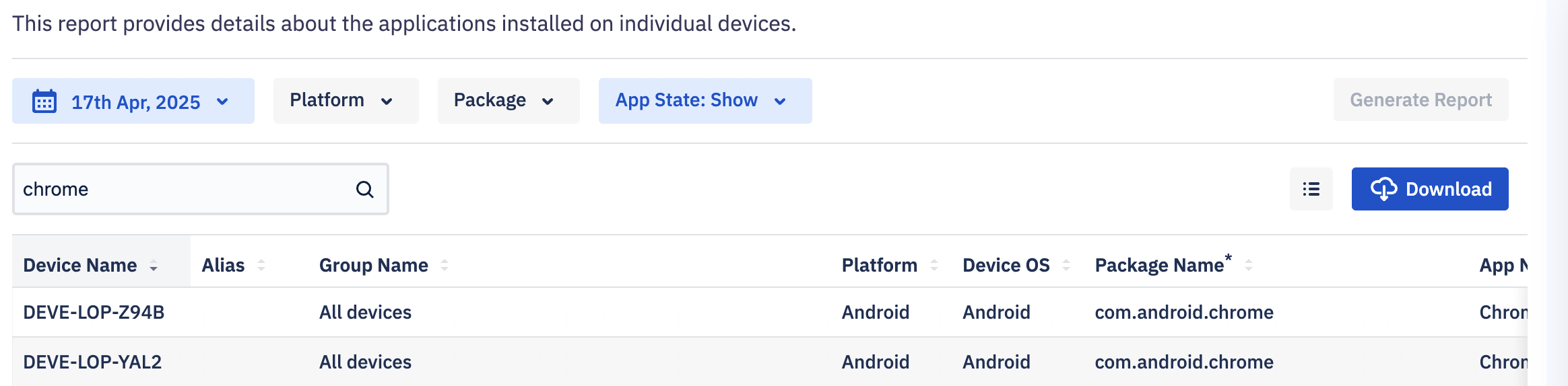 search bar with 