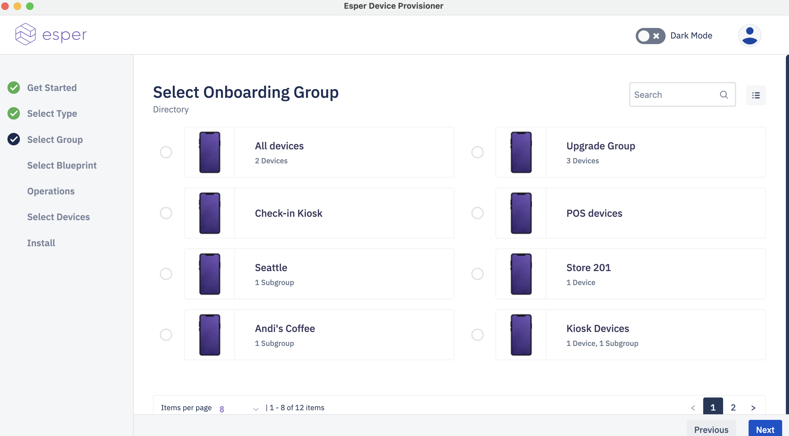 select onboarding group screen with groups to choose from.png