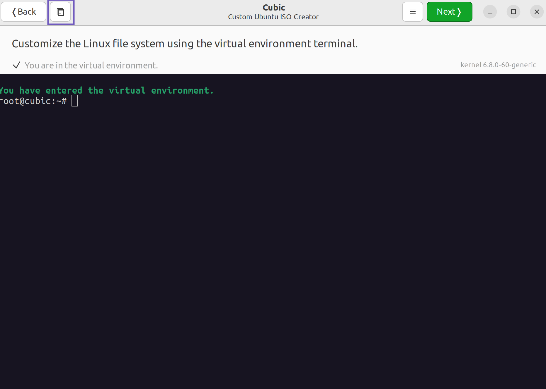 Screenshot of Cubic showing file copy dialog to select Esper Debian package.png