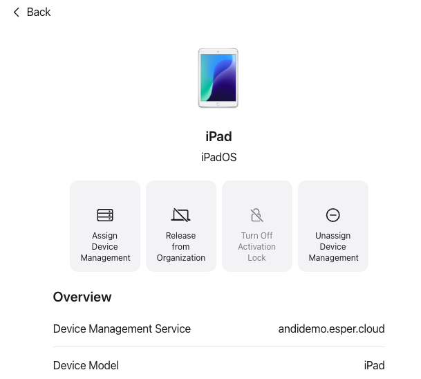 device showing its new device management service in Apple Business.png