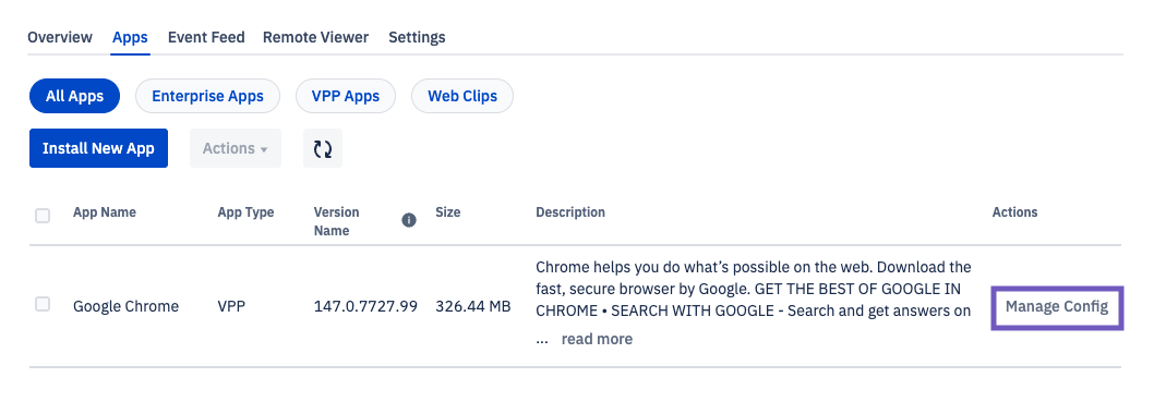 manage config highlighted in the device app tab section.png